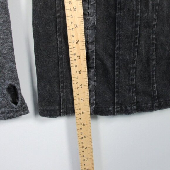 Dolls Kill Darker Wave Dress S Black LS High Neck Whimsigoth Grunge Festival 316 - Picture 12 of 16